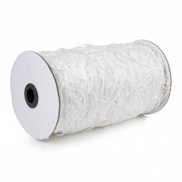 247Garden 6X200FT All-Season Trellis Netting w/ 3 in Square Mesh (White, Nylon Gardening Net 1200 Sqft Spool Roll)