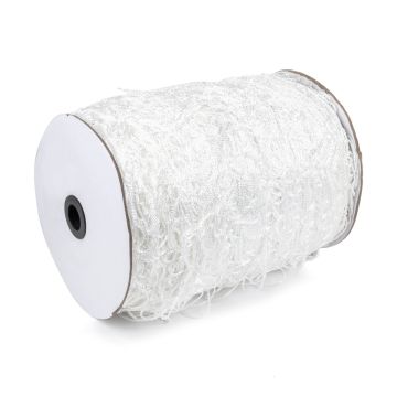 247Garden 6X300FT All-Season Trellis Netting w/ 6in Square Mesh (White, Nylon Gardening Net 1800 Sqft Spool Roll)
