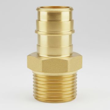 3/4 in. PEX-A x 3/4 in. NPT Male Pipe Threaded MPT Adapter (NSF Lead Free DZR Brass F1960 PEX Cold Expansion Fitting)