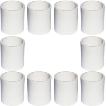 10-Pack 1-1/4 in. Schedule 40 PVC Coupling/Coupler Pipe Fitting NSF SCH40 ASTM D2466 1.25"