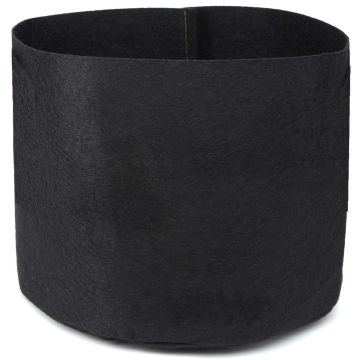 247Garden 5-Gallon Basic Black Fabric Pot 200GSM No Handles 10H x 12D BPA-Free