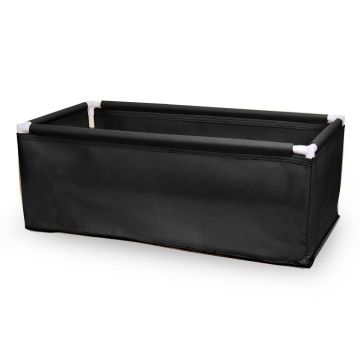 247Garden 2X4 Aeration Fabric Grow Bed/Raised Vegetable Flower Garden (60-Gallon Black) BAG ONLY w/NO PVC PARTS