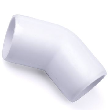 247Garden 1/2 in. PVC 45-Degree Elbow Fitting - ASTM SCH40 Furniture-Grade