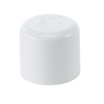 1-1/4 in. SCH40 PVC End Cap/End Plug NSF Schedule-40 Pipe Fitting