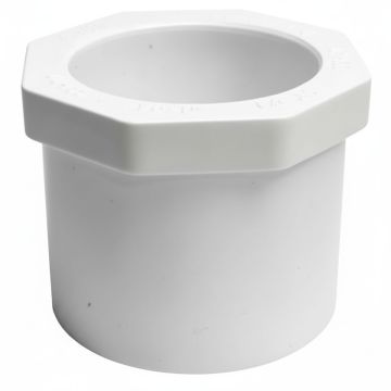 1-1/4 x 1 in. Schedule-40 PVC Reducing Ring/Reducer/Bushing Pipe Fitting NSF SCH40 ASTM D2466 1.25" Spigot x 1" Socket