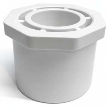 1-1/2 x 3/4 in. Schedule 40 PVC Reducing Ring/Reducer Bushing Pipe Fitting NSF SCH40 ASTM D2466 1.5" Spigot x 0.75" Socket
