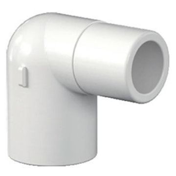 1-1/4 in. Schedule 40 PVC 90-Degree Straight Street Elbow Fitting NSF SCH40 ASTM D2466 1.25" SLIP x 1.25" SPIGOT