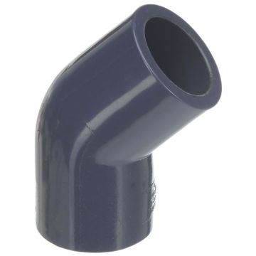 1-1/4 in. Schedule 80 PVC 45-Degree Elbow Sch-80 Pipe Fitting (Socket) NSF ASTM D2467