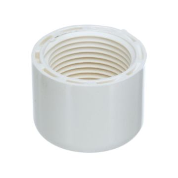 1-1/2 in. Schedule-40 PVC Female-Threaded NPT End Cap Pipe Fitting Pro Plumbing-Grade NSF SCH40 ASTM D2466 1.5" FPT