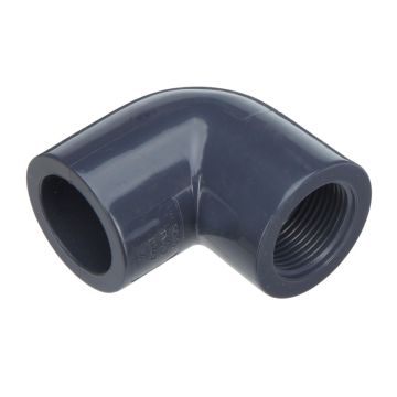 3/4 in. SCH80 PVC 90-Degree Female-Thread Elbow Fitting for Schedule-80 High Pressure Pipes (Socket x FPT)