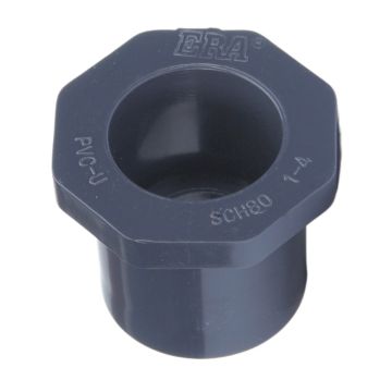 1 x 1/2 in. SCH80 PVC Reducing Ring for Schedule-80 High Pressure Pipes