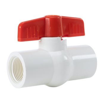 1-1/2 in. Schedule 40 PVC Compact Ball Shut-off Valve Threaded-Fitting