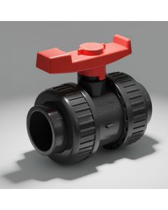 1 in. SCH40/80 PVC True Union Compact Ball Shut-off Valve Threaded-Type ASTM/ANSI Certified