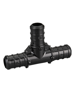 1/2 in. PEX-B Barb Tee Crimp/Clamp Plastic Fitting for Hot/Cold Water PEX Pipe System NSF PPSU ASTM F2159 