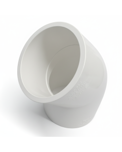 12PC/BOX 4 in. Schedule-40 PVC 45-Degree Elbow Pipe Fitting NSF SCH40 ASTM D2466