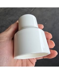 1-1/4 x 1 in. Schedule 40 PVC Reducing Coupling NSF Pipe Fitting 1.25" x 1" Socket