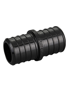 1 in. PEX-B Barb Coupling Plastic Crimp Fitting for Hot/Cold Water PEX Pipe System F2159
