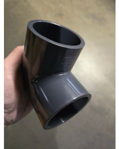 2 in. Schedule 80 PVC 90-Degree Elbow High Pressure Pipe Fitting NSF ASTM D2467 2" SCH-80 90° Socket