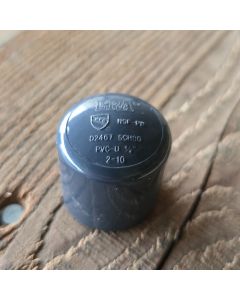 1/2 in. SCH80 PVC End Plug/Socket End Cap for Schedule-80 High Pressure Piping Applications