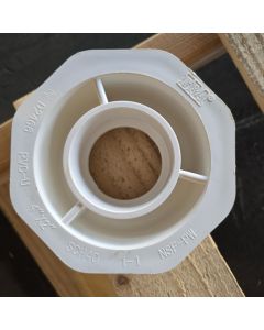 4 x 2 in. Schedule-40 PVC Reducing Ring/Reducer/Busher/Bushing Pipe Fitting NSF SCH40 ASTM D2466 4" Spigot x 2" Socket