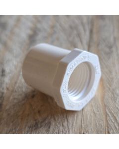 3/4 x 1/2 in. SCH40 PVC Female Reducing Ring Schedule-40 Pipe Fitting NSF ASTM ANSI