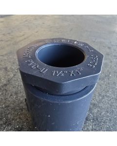 1-1/2 x 1 in. Schedule 80 PVC Reducing Ring/Reducer Bushing, Sch-80 Pipe NSF Fitting, 1.5" Spigot x 1" Slip/Socket