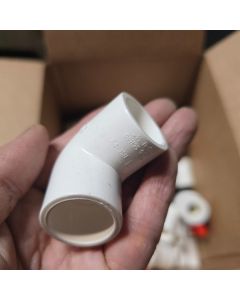 1/2 in. SCH40 PVC 90-Degree Elbow Schedule-40 Pipe Fitting NSF ASTM ANSI