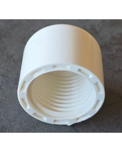 1/2 in. SCH40 PVC Female-Threaded Cap NSF Pipe Fitting