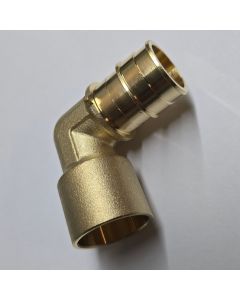 1 in. PEX-A x 1 in. Female Copper Sweat Elbow (NSF Lead Free Brass F1960 PEX Cold Expansion Fitting)