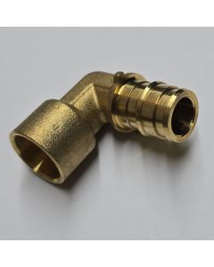 1/2 in. PEX-A x 1/2 in. Female Copper Sweat Elbow (NSF Lead Free Brass F1960 PEX Cold Expansion Fitting)