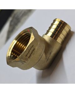 1 in. PEX-B x 1 in. Female 90-Degree Elbow (Lead Free DZR Brass F1807 PEX Crimp Fitting)