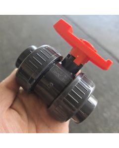 3/4 in. SCH40/80 PVC True Union Compact Ball Shut-off Valve Socket-Type ASTM/ANSI Certified