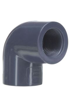 1-1/4 in. Schedule 80 PVC 90-Degree Female-Threaded Elbow, Sch-80 Pipe Fitting (Socket x Threaded) NSF ASTM D2467