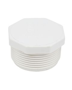 1-1/2 in. SCH40 PVC Male Thread Plug NSF Schedule-40 Pipe Fitting