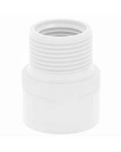 3/4 in Schedule-40 PVC Coupling FPT x FPT SCH40 Pipe Fitting NSF-Listed Female-Threaded Coupler