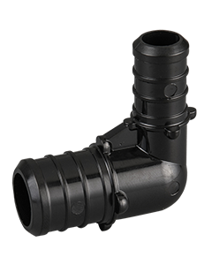 3/4" x 1/2" PEX Crimp Reducing Elbow Plastic PPSU PEX-B Fitting ASTM F2159 cUPC ANSI/NSF-Certified