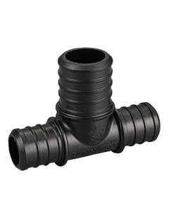 3/4" x 3/4" x 1" PEX Crimp Tee ASTM F2159 NSF PPSU Plastic PEX-B Fitting