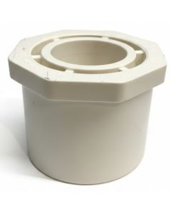 1-1/2 x 3/4 in. Schedule 40 PVC Reducing Ring/Reducer Bushing Pipe Fitting NSF SCH40 ASTM D2466 1.5" Spigot x 0.75" Socket