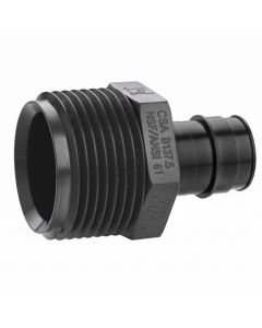3/4" PEX-A x MPT Male Adapter PPSU Plastic Cold Expansion Fitting ASTM F1960 NSF