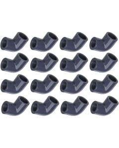 3/4 in. SCH-80 PVC 90-Degree Female Threaded Elbow Fittings NSF ASTM D2467 Socket x FNPT 16-Pack