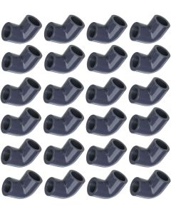 1/2 in. SCH-80 PVC 90-Degree Female Threaded Elbow Fittings NSF ASTM D2467 Socket x FNPT 24-Pack