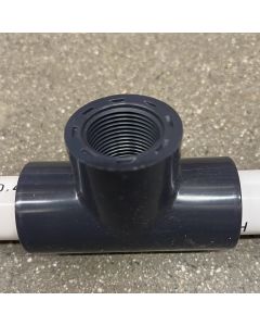 3/4 in. SCH80 PVC Female-Threaded Tee for Schedule-80 High Pressure Pipe Fitting NSF ASTM ANSI