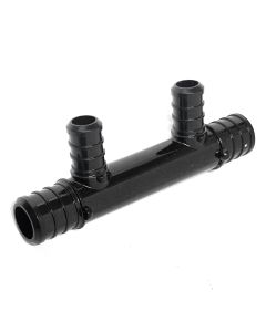 Manifold 3/4" inlet, 1/2" outlet, 2-port open, ASTM F2159 PPSU PEX Fitting