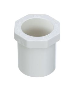 2 x 1/2 in. Schedule-40 PVC Reducing Ring/Reducer Bushing Pipe Fitting NSF SCH40 ASTM D2466 2" Spigot x 0.5" Socket