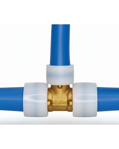 1 x 1 x 3/4 in. PEX-A Reducing Tee (NSF Lead Free Brass F1960 PEX Cold Expansion Fitting)