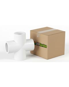 144/Box 1 in. SCH-40 PVC Cross 4-Way Fittings ASTM D2466 1" Wholesale Plumbing Supply