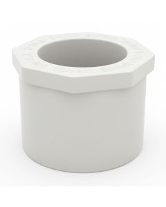 2 x 1-1/4 in. Schedule-40 PVC Reducing Ring/Reducer Bushing Pipe Fitting NSF SCH40 ASTM D2466 2" Spigot x 1.25" Socket