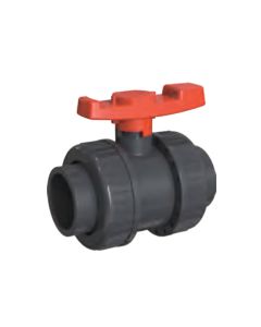2 in. SCH40 PVC True Union Compact Ball Shut-off Valve ASTM/ANSI Certified