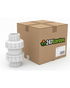 144PC/BOX 1/2 in. SCH-40 PVC True Union Ball Check Valves Socket-Type ASTM D2466/F1970 One-Way Pro-Flow Control Fittings Wholesale