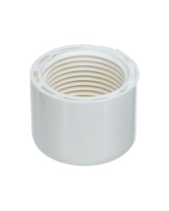 1 in. SCH40 PVC Female-Theaded Cap NSF Schedule-40 Pipe Fitting